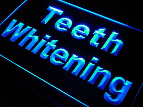 Teeth Whitening Dentist 15 min Neon Light Sign